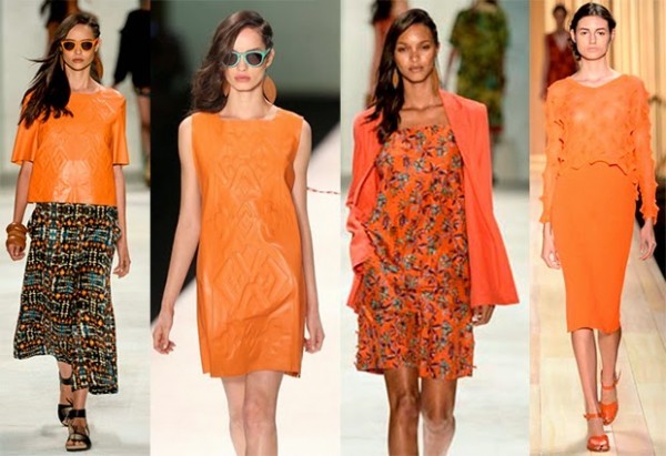 laranja entre as tendências para a Primavera Verão 2015