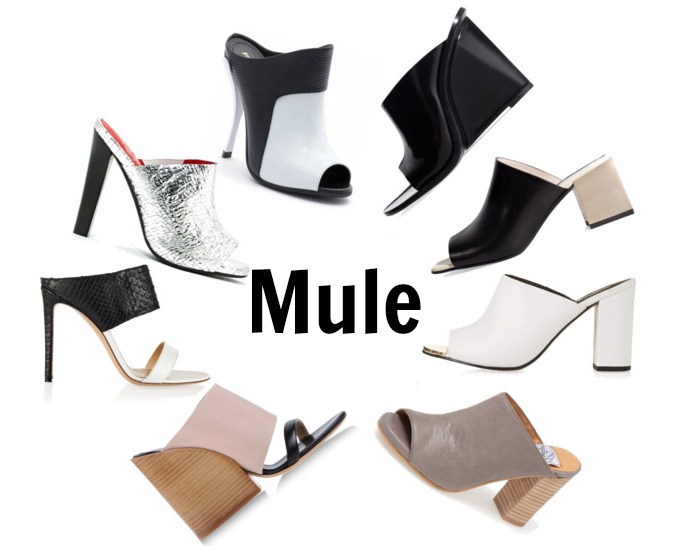 modelos de sapatos mule