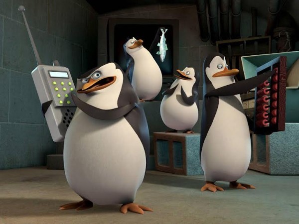 Os Pinguins de Madagascar no cinema janeiro 2015