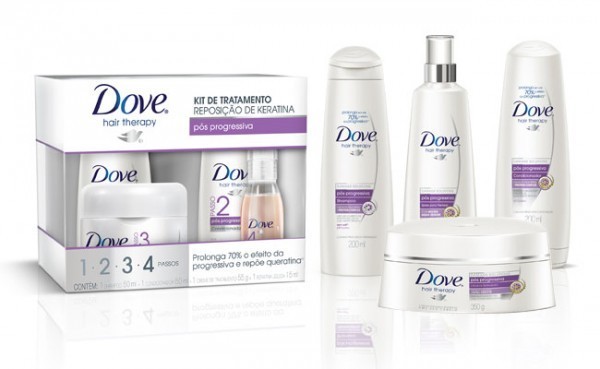 Dove oferece linha de produtos para reparação dos fios loiros