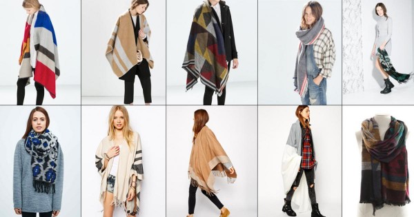 vários modelos de echarpe, o lenço e o cachecol para o inverno 2015