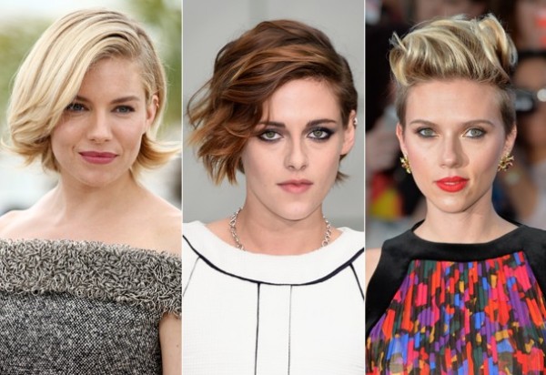 celebridades que usam cabelo curto