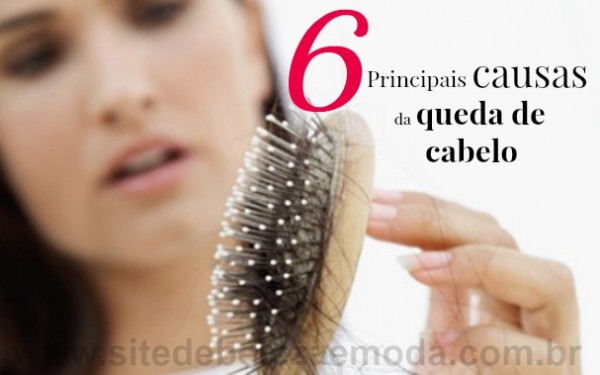 6 principais causas da queda de cabelo