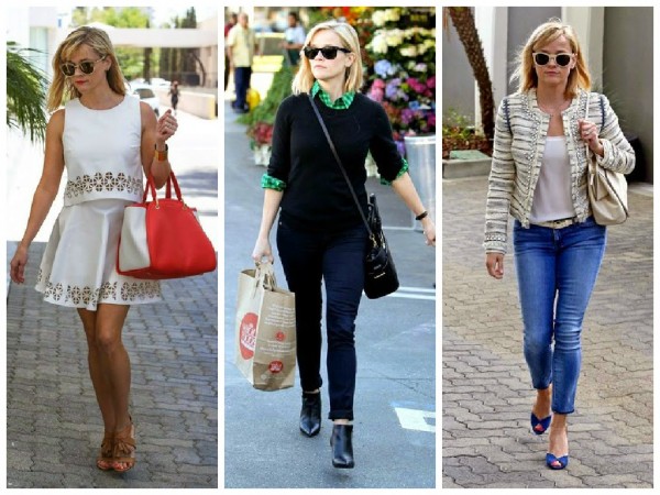 Reese Witherspoon em estilo casual