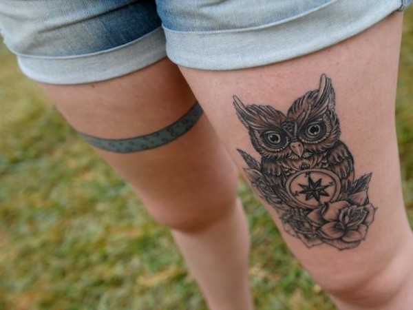 Tatuagem de coruja