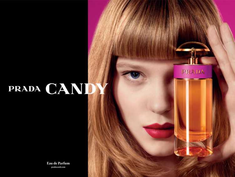Descrito por especialistas como "instantaneamente sedutor," Candy é um perfume com notas de caramelo, musk, baunilha e benjoim.