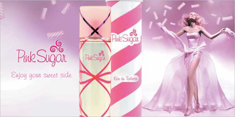 Pink Sugar é um perfume que contém todos os tipos de aromas doces e açucarados. 