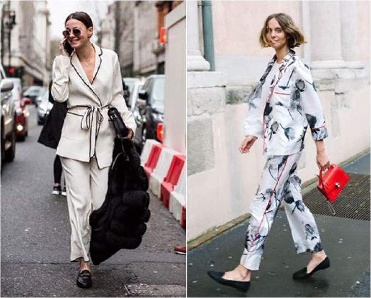 Pijama na moda rua