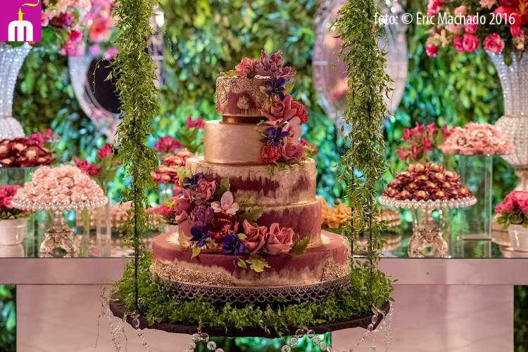 bolo de casamento que é tendência para 2017