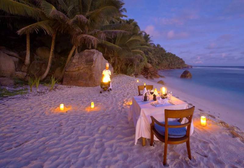 Jantar Romântico nas Ilhas Maldivas