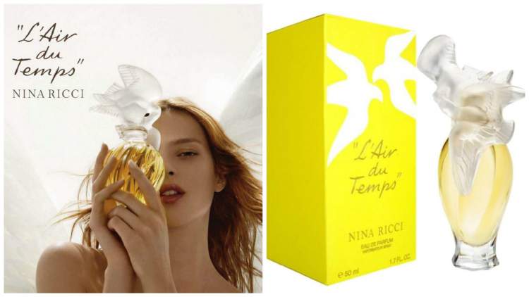 L'Air du Temps de Nina Ricci é um dos melhores perfumes para mulheres românticas
