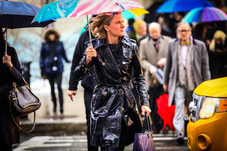 capa de chuva fashion