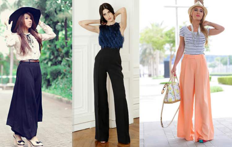 Maxi Calças entre as tendências da moda verão 2017