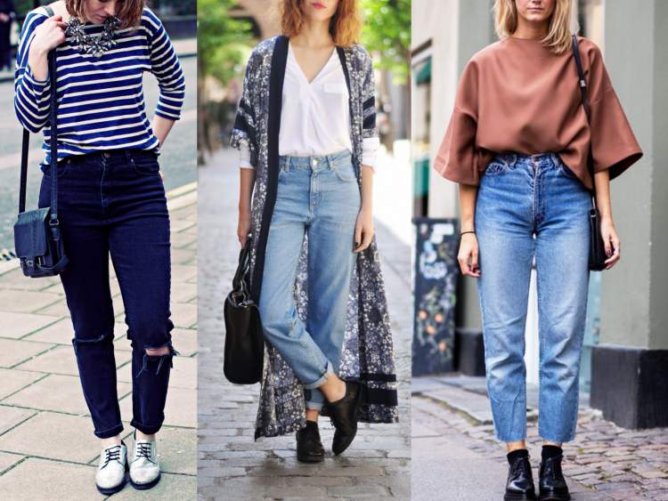 Jeans Mommy está entre as tendências da moda inverno 2017