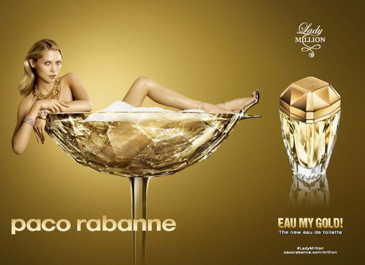 Lady Milion Eau My Gold by Paco Rabanne é um dos Perfumes Femininos Importados Mais Vendidos