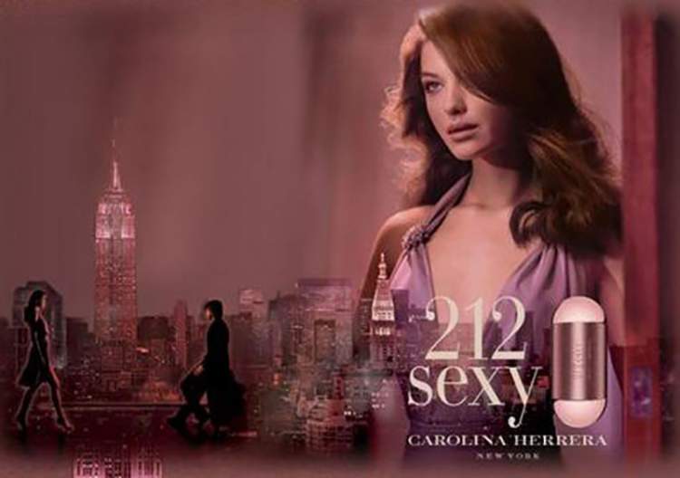 212 Sexy de Carolina Herrera é um dos perfumes que farão você se sentir mais sexy