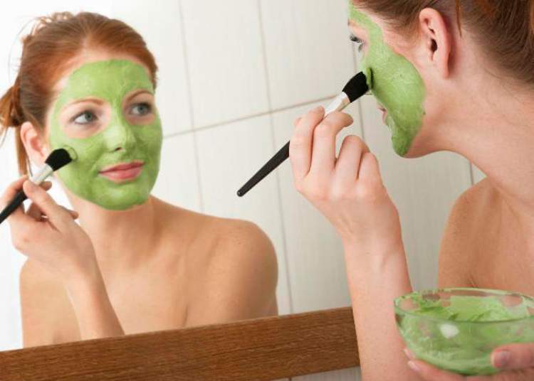 Máscara de esfoliação para combater a oleosidade da pele