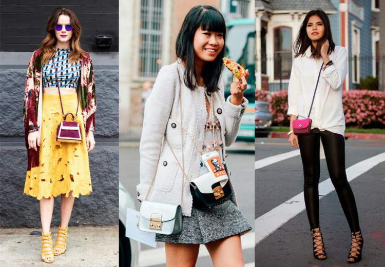 Mini bolsas são tendências da moda primavera-verão 2017/2018