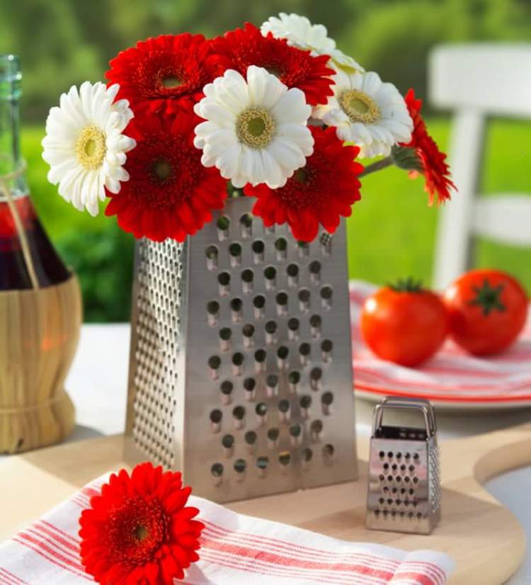 Maneira criativa de decorar uma casa com flores