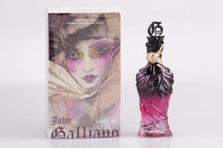 o perfume John Galliano de John Galliano em sua versão feminina, é uma das embalagens mais poderosas no mundo dos perfumes