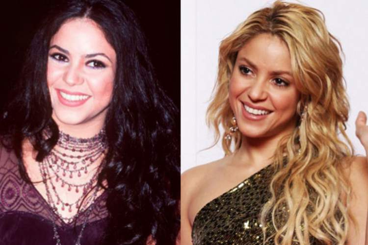 Sobrancelhas da Shakira - Antes e Depois