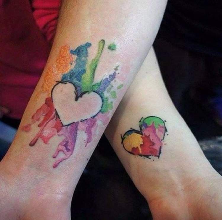 Sugestão de tatuagem para mãe e filha