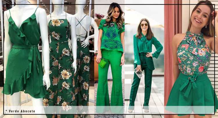 Fluidez verde é uma das tendências de roupas leves para o verão 2019