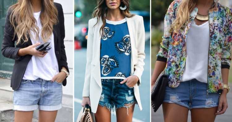 Camisa leve + shorts destroyed é uma das inspirações de look estiloso e fresco para o verão 2019
