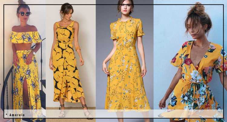 Looks leves em amarelo é uma das inspirações de look estiloso e fresco para o verão 2019