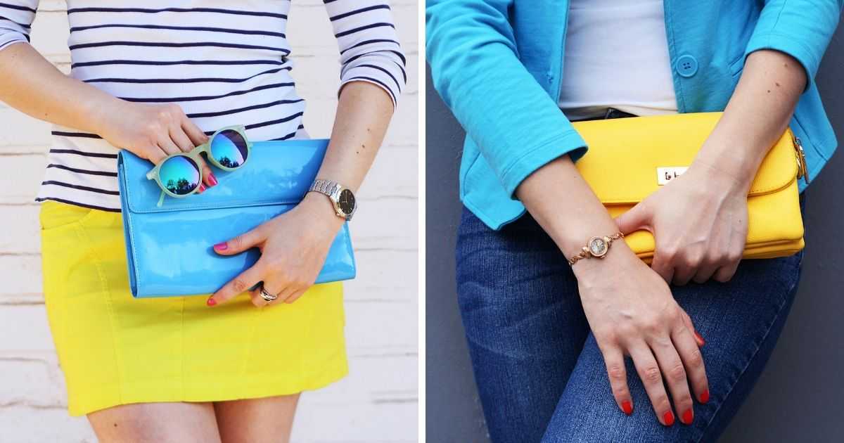 bolsas de mão coloridas