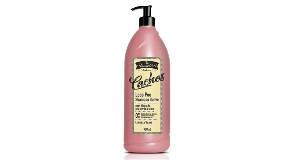 YAMÁ Shampoo Yamasterol Less Po é um dos melhores shampoos para cabelos cacheados