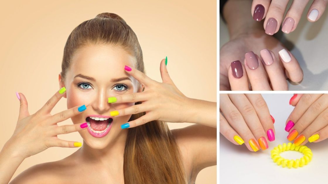 Unhas multicoloridas é uma das tendências de unhas decoradas 2020 - [Fotos: shutterstock]