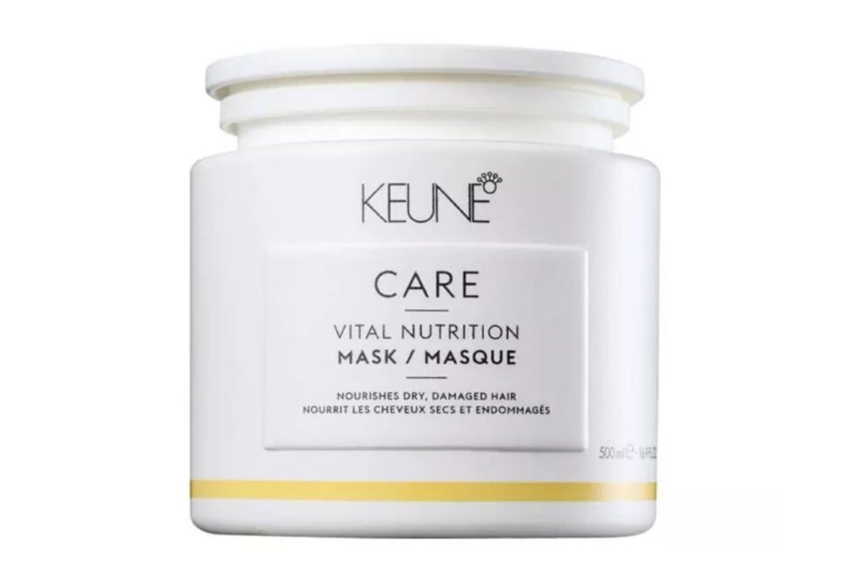 Máscara Care Vital Nutrition da Keune é um dos melhores produtos para cabelos loiros platinados