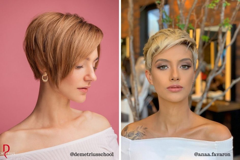 Fotos de mulheres com corte de cabelo pixie cut