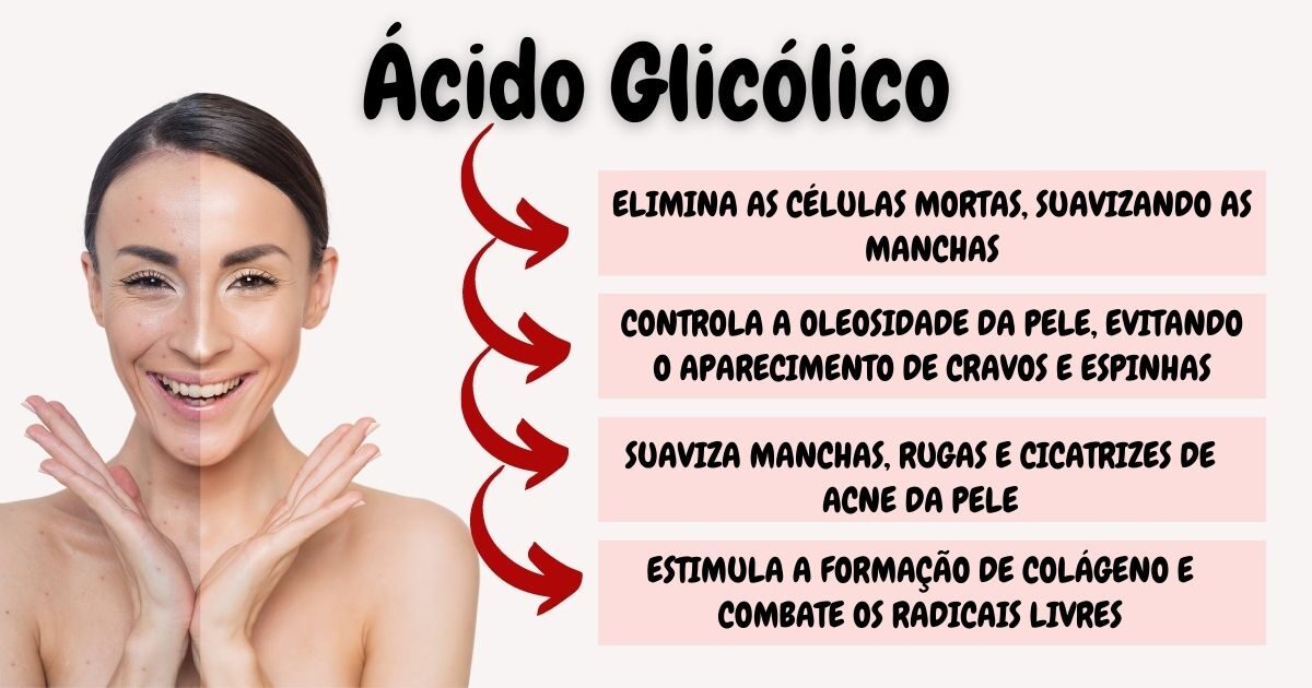 Benefícios do ácido glicólico