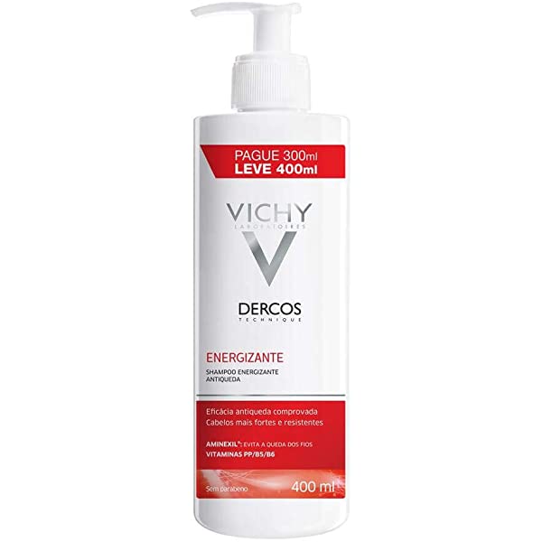 Technique shampoo energizante antiqueda com aminexil e vitaminas vichy dercos 400ml