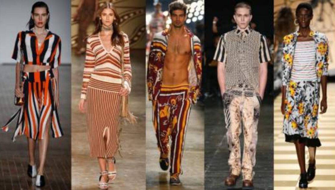 As listras são tendências da moda verão 2023