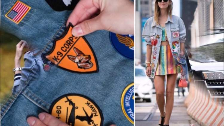 jeans com patches são tendências da moda primavera verão 2022-2023